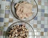 Foto langkah ke 1 dari resep Siomay Ayam Jamur (Stok Frozen).