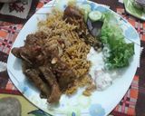 A picture of step 6 of Chicken Biryani.