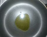 A picture of step 1 of #Khajur-oats- chocolate Ladoo.