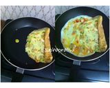 Foto langkah ke 5 dari resep Dadar Gulung Kornet dan Wortel.