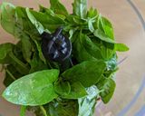 A picture of step 2 of Basil Pesto.