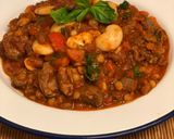 A picture of step 7 of Game meat, butter bean and lentil cassoulet.