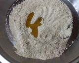 A picture of step 2 of Quinoa flour masala puri.