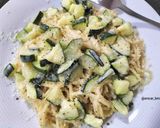 Foto del paso 6 de la receta: Spaghetti cremoso con calabacín y queso de trufa
