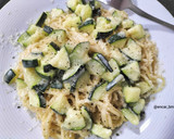 Foto del paso 6 de la receta: Spaghetti cremoso con calabacín y queso de trufa