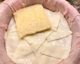 Foto del paso 7 de la receta: Pastel frío de jamón, queso y huevo hilado