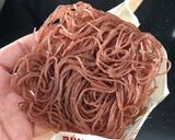 Hình bước làm 3 của món Bún gạo lứt trộn chay