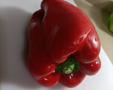 Foto del paso 1 de la receta: Pimiento rojo asado en sartén