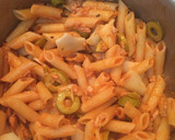 Foto del paso 4 de la receta: Macarrones con atún y aceitunas al horno