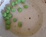 A picture of step 2 of Peas balls Wheat kheer.