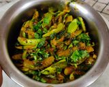 A picture of step 4 of Ivy groud  fry.