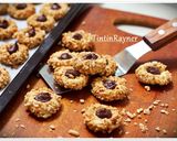 Foto langkah ke 6 dari resep Peanut Choco Thumbprint Cookies renyah+step by step .