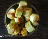 A picture of step 3 of Sponge Gourd Bharwa Sabzi.