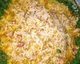 A picture of step 8 of Palak khichdi.