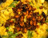 A picture of step 8 of Chingri diye Masoor Dal Er Khichuri (Prawn Khichdi - Bengali Style).