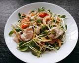 ยำต้นอ่อนทานตะวัน วิธีทำสูตร 4 รูป