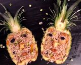 A picture of step 4 of Pineapple Pulao.