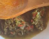 A picture of step 3 of Ayamase sauce.
