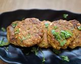 A picture of step 5 of Red lentils kabab.