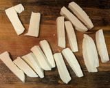 A picture of step 1 of Paneer Jalfrezi with steamed white rice.