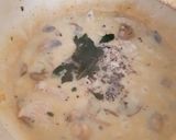 A picture of step 5 of My Chilli Chicken, Mushroom & Potato Bake. 😊.