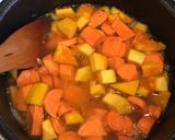 A picture of step 2 of Squash & Sweet Potato Soup with Coriander.