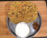 A picture of step 7 of Sorghum masala roti.
