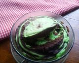 Foto langkah ke 4 dari resep Bolu Zebra Pandan #Nomixer #1telur.