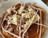 Hình bước làm 3 của món Pancake từ bột pha sẵn