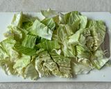 A picture of step 1 of Easy! Delicious Chinese-Style Cabbage and Eggs.