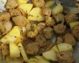 तीन रंगा सोयाबीन पुलाव (Teen ranga soyabean pulav recipe in Hindi) रेसिपी चरण 3 फोटो