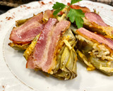 Foto del paso 5 de la receta: Alcachofas frescas gratinadas con bacon y queso