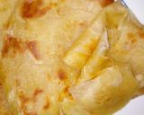 A picture of step 8 of Soft layered Carrot chapatis.