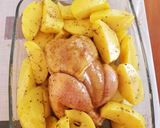 Pas rețetă Cocoșel de pădure la cuptor cu cartofi și usturoi 🐓🥔🧄👍 2 fotografie