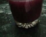 A picture of step 6 of Blackcurrent icecream.