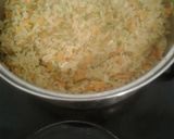 Foto del paso 1 de la receta: Arroz con chorizo criollo y tortilla de huevo con vegetales!!