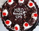 Foto langkah ke 11 dari resep Blackforest Tart.