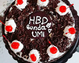 Foto langkah ke 11 dari resep Blackforest Tart.