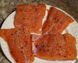 Brad's pan seared salmon with bacon cheddar polenta recipe step 1 photo