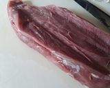Foto del paso 1 de la receta Solomillo de cerdo relleno -en olla rápida-