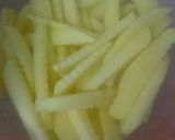 A picture of step 1 of Pizza fries.