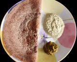 A picture of step 5 of Whole ragi dosa.