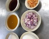 Hình bước làm 3 của món Gỏi tép đồng bông điên điển