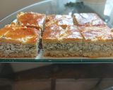 Kapros-túrós pite omlós linzertésztával recept fázis 2 fotója