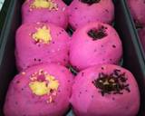Red Dragon Fruit Bun - Banh Mi Thanh Long Nui langkah memasak 9 foto