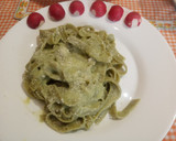 Foto del paso 9 de la receta: Bechamel de calabacín sin gluten y sin lactosa con pasta