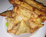 A picture of step 6 of Samosa and spring rolls.