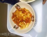A picture of step 7 of Carrot Omelette 😘.