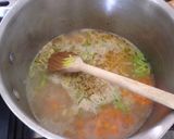 A picture of step 4 of Chicken Soup.