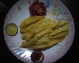 A picture of step 9 of Home made chips #Endofyearchallenge.